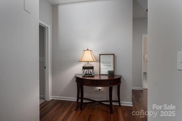 658 Gardenbrook Trl, Belmont, NC 28012 - hall with wood finished floors and baseboards