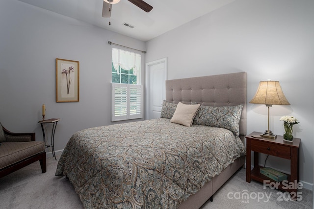 658 Gardenbrook Trl, Belmont, NC 28012 - carpeted bedroom featuring baseboards and a ceiling fan
