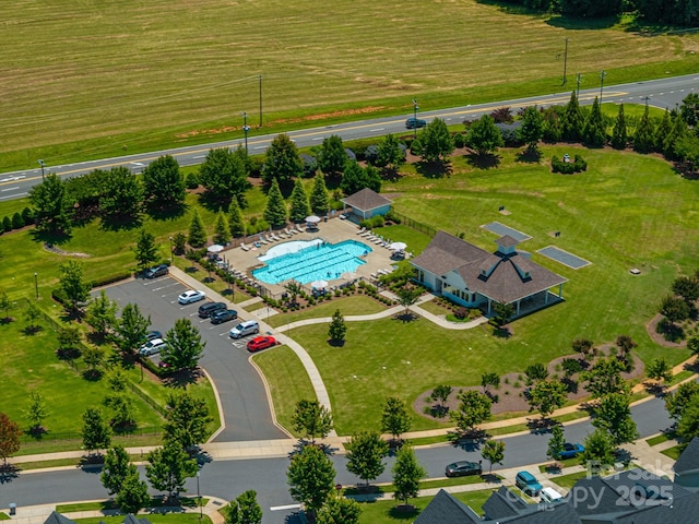 658 Gardenbrook Trl, Belmont, NC 28012 - drone / aerial view of a pool