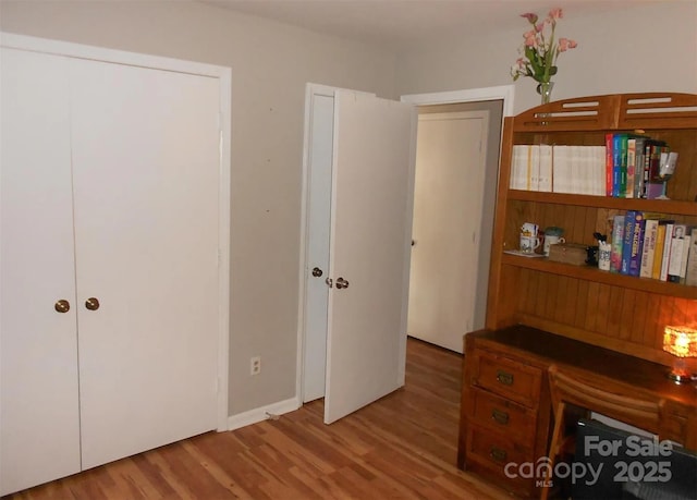 6148 Meadow Rose Ln, Charlotte, NC 28215 - office with wood finished floors