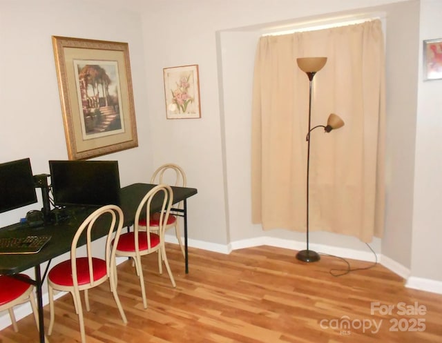 6148 Meadow Rose Ln, Charlotte, NC 28215 - office with light wood-style floors