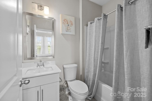 241 Boxelder Rd, Clover, SC 29710 - bathroom featuring vanity and shower / bath combination with curtain