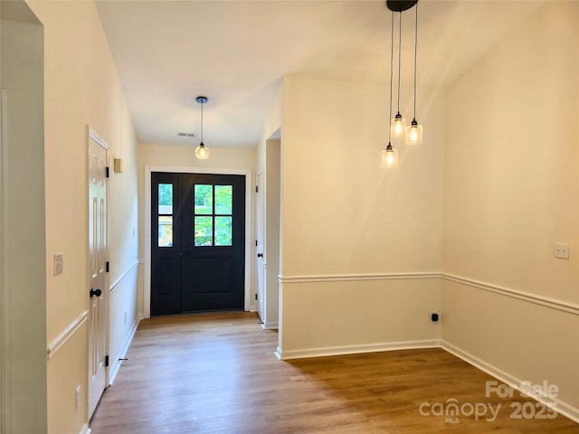 3106 Faircroft Way, Monroe, NC 28110 - foyer with wood finished floors and baseboards