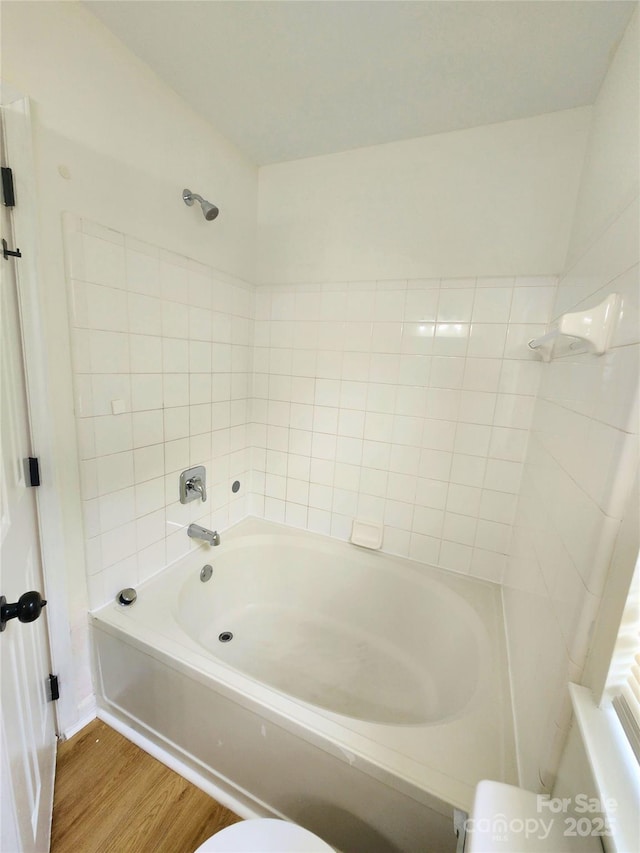 3106 Faircroft Way, Monroe, NC 28110 - full bathroom with wood finished floors and shower / tub combination