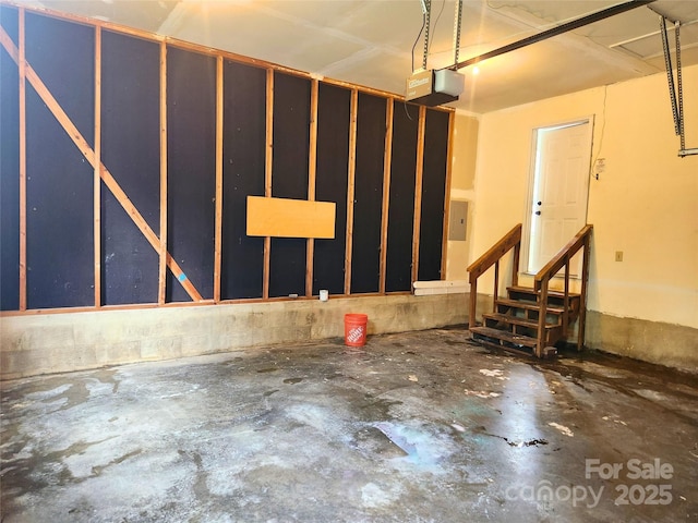 3106 Faircroft Way, Monroe, NC 28110 - garage featuring a garage door opener