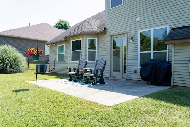 1156 Mckee Farm Ln, Belmont, NC 28012 - back of house with a patio area and roof with shingles