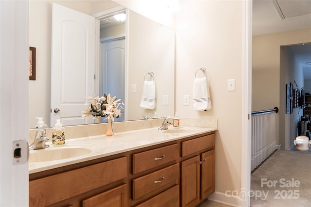 1156 Mckee Farm Ln, Belmont, NC 28012 - bathroom featuring double vanity