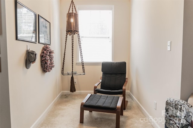 1156 Mckee Farm Ln, Belmont, NC 28012 - sitting room with carpet and baseboards