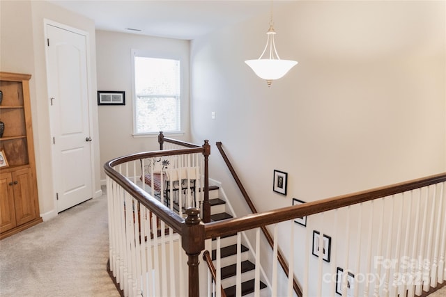 1156 Mckee Farm Ln, Belmont, NC 28012 - staircase with carpet floors and baseboards
