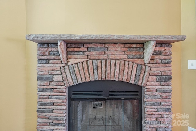 1069 Heather Glen Dr, Catawba, NC 28609 - detailed view of a fireplace