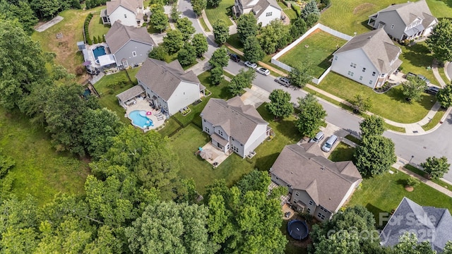 137 Branchview Dr, Mooresville, NC 28115 - aerial view of property and surrounding area featuring nearby suburban area and a pool