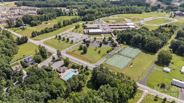 137 Branchview Dr, Mooresville, NC 28115 - aerial view of property's location featuring a pool area