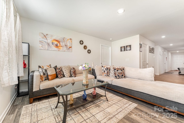 418 Winsley Dr, Salisbury, NC 28147 - living area with wood finished floors and recessed lighting