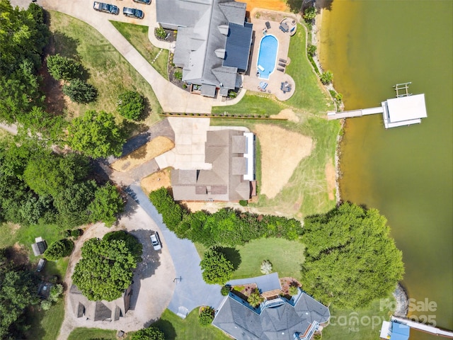 5985 Natoma Rd, Clover, SC 29710 - bird's eye view of a pool