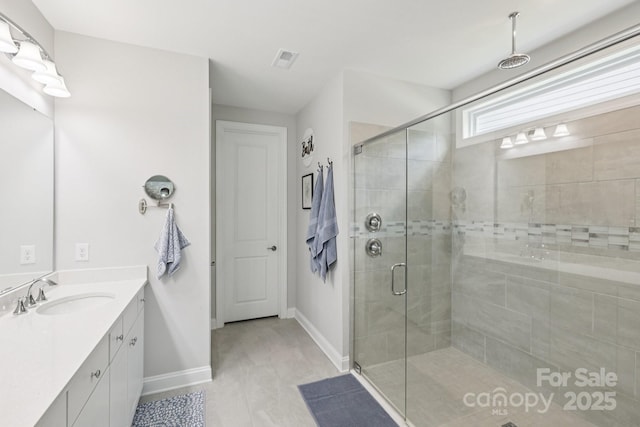 3022 Trace Meadow Ct, York, SC 29745 - full bath with vanity and a shower stall