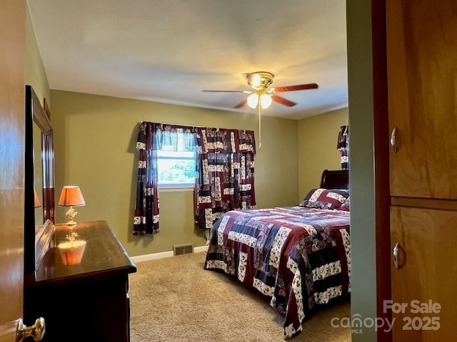 795 Monte Vista Rd, Candler, NC 28715 - carpeted bedroom featuring baseboards and ceiling fan