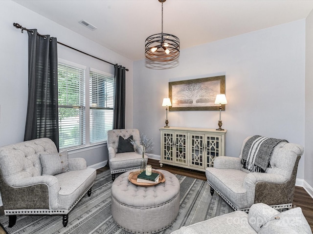 2005 Arbor Hills Dr, Indian Trail, NC 28079 - sitting room featuring wood finished floors and baseboards