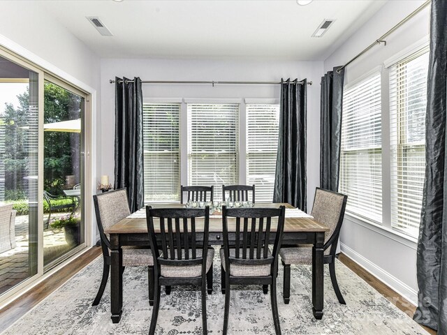 2005 Arbor Hills Dr, Indian Trail, NC 28079 - dining space with wood finished floors and plenty of natural light