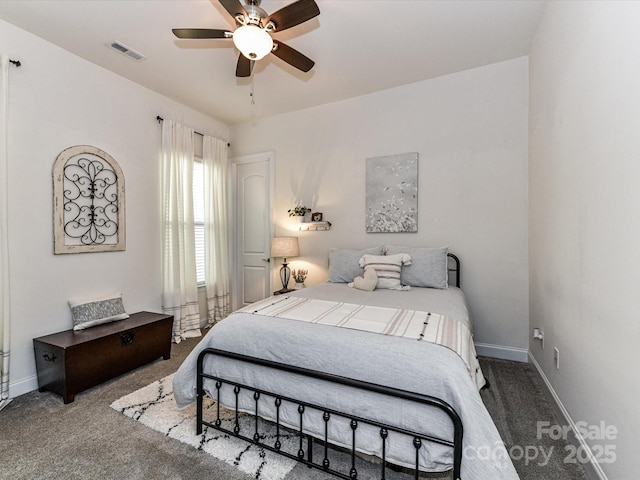 2005 Arbor Hills Dr, Indian Trail, NC 28079 - carpeted bedroom featuring baseboards and ceiling fan