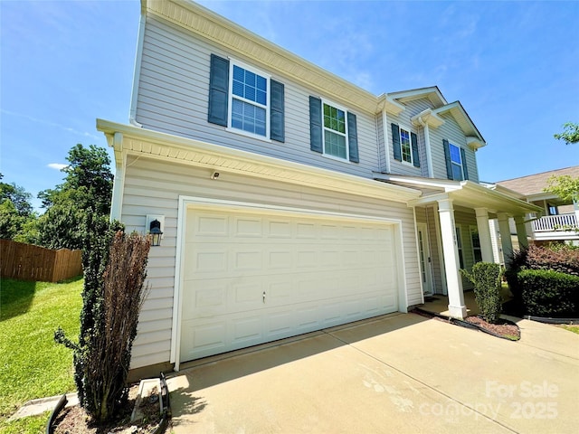 11109 Pond Valley Ct, Charlotte, NC 28269 - view of front of property featuring a garage and driveway