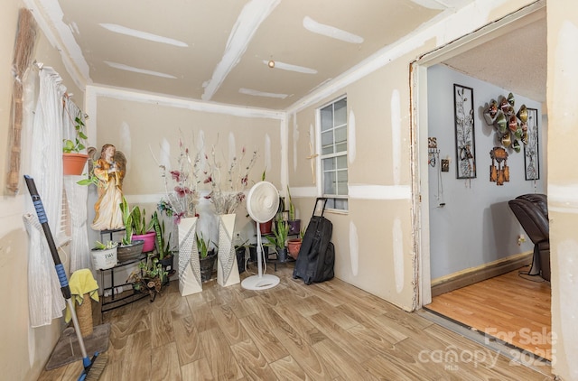 8301 Pine Oak Rd, Waxhaw, NC 28173 - hallway featuring wood finished floors