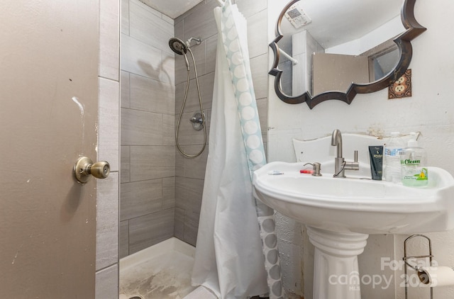8301 Pine Oak Rd, Waxhaw, NC 28173 - bathroom with a stall shower