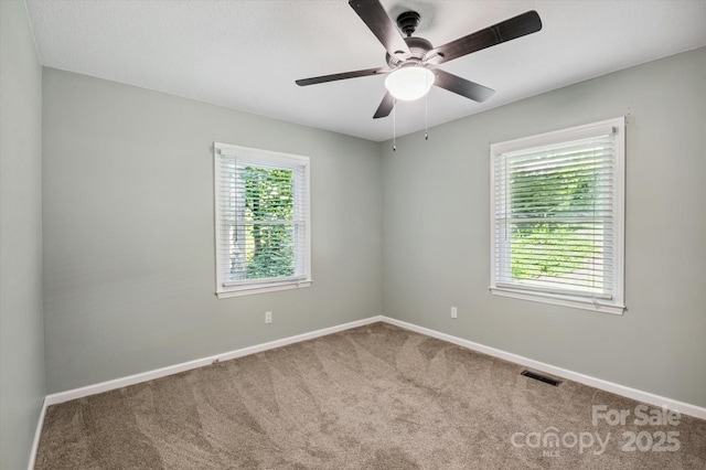 104 Britton Ave, Hendersonville, NC 28791 - carpeted empty room with ceiling fan and baseboards
