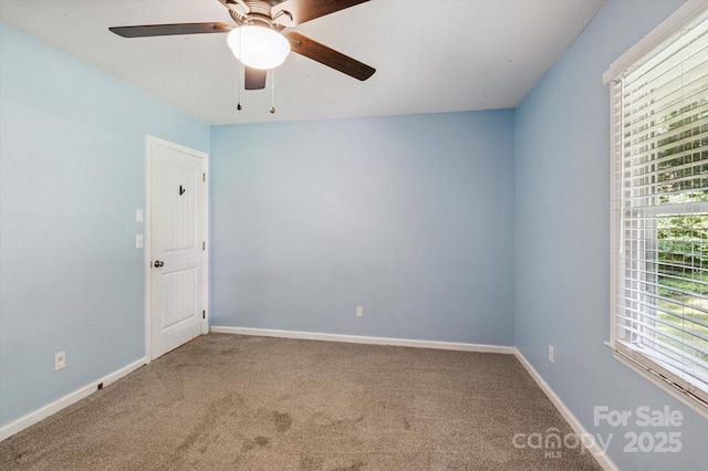 104 Britton Ave, Hendersonville, NC 28791 - unfurnished room with carpet and ceiling fan