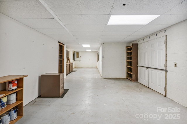 104 Britton Ave, Hendersonville, NC 28791 - basement with a drop ceiling