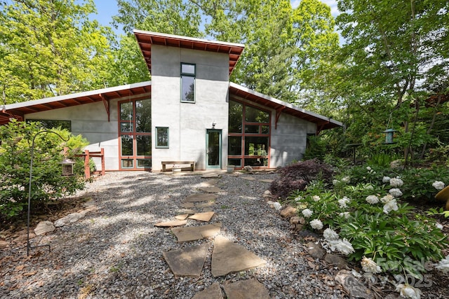 27 Rosebud Ln, Fairview, NC 28730 - rear view of house