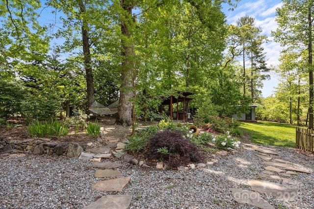 27 Rosebud Ln, Fairview, NC 28730 - view of yard