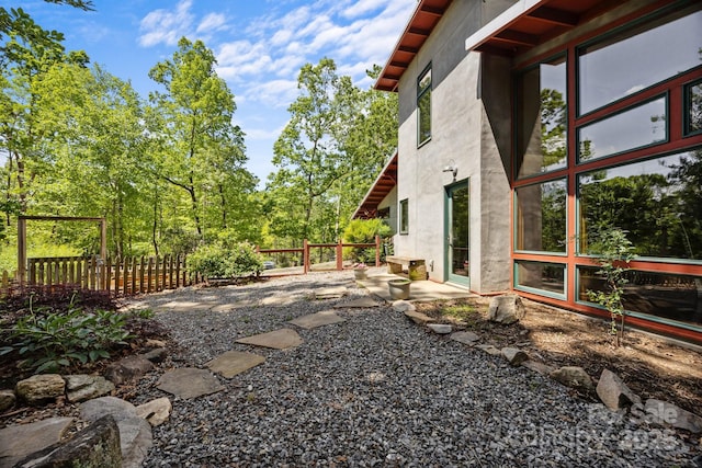 27 Rosebud Ln, Fairview, NC 28730 - view of yard with a patio