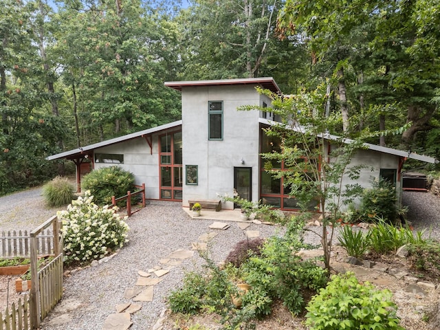 27 Rosebud Ln, Fairview, NC 28730 - rear view of house