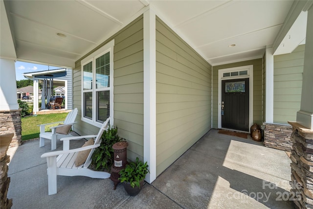 1009 Kemp Rd, Indian Trail, NC 28079 - view of exterior entry with covered porch