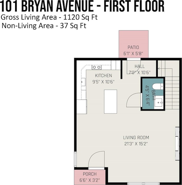 101 Bryan St, Kannapolis, NC 28083 - view of property floor plan