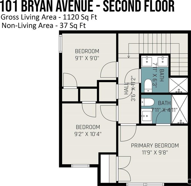 101 Bryan St, Kannapolis, NC 28083 - view of room layout