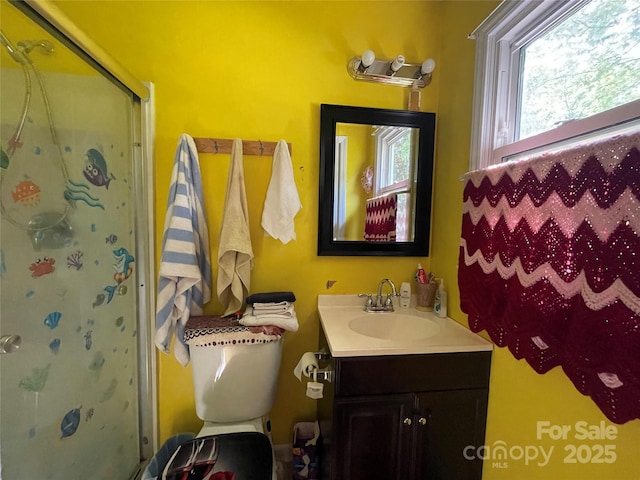 6708 Nutcracker Pl, Charlotte, NC 28212 - full bathroom with a stall shower and vanity