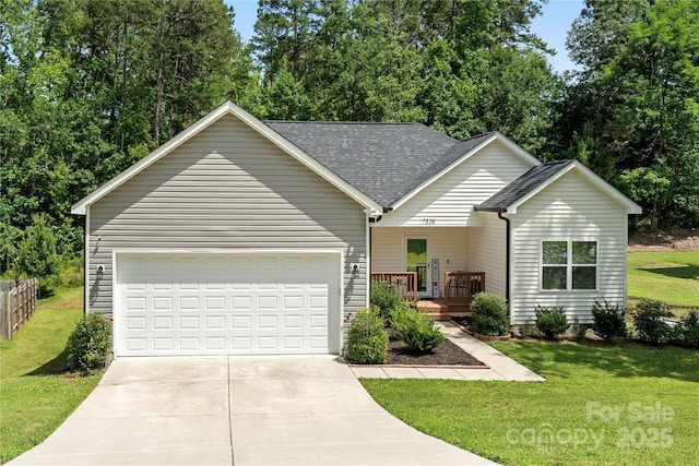 7516 Ohara St, Huntersville, NC 28078 - traditional-style house with driveway, roof with shingles, and a garage