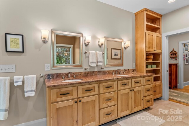429 Turtle Head Dr, Nebo, NC 28761 - bathroom featuring double vanity