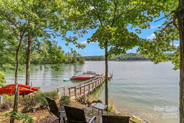 429 Turtle Head Dr, Nebo, NC 28761 - dock area featuring a water view
