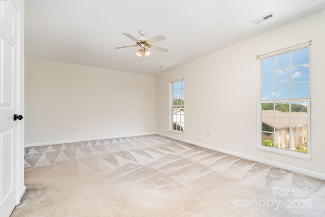 28 Ridgestone Cir, Mauldin, SC 29662 - spare room with light colored carpet and a ceiling fan