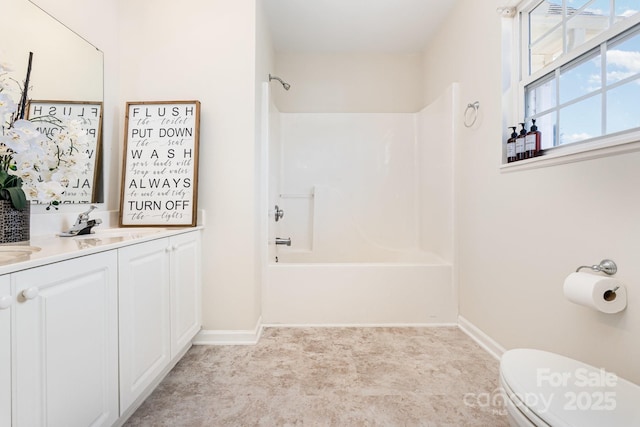 28 Ridgestone Cir, Mauldin, SC 29662 - bathroom featuring double vanity and washtub / shower combination