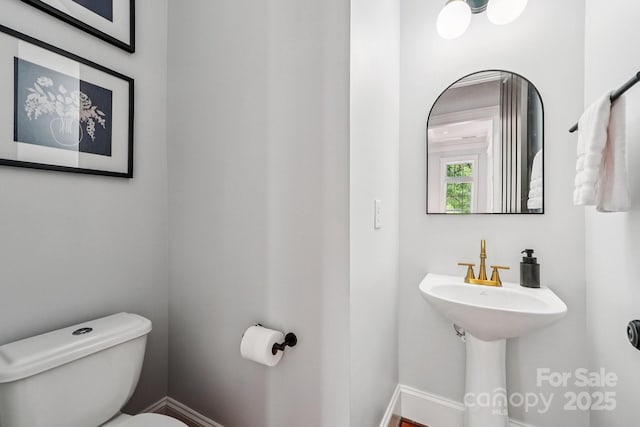 739 Terrace Park, Rock Hill, SC 29730 - half bathroom with toilet and baseboards