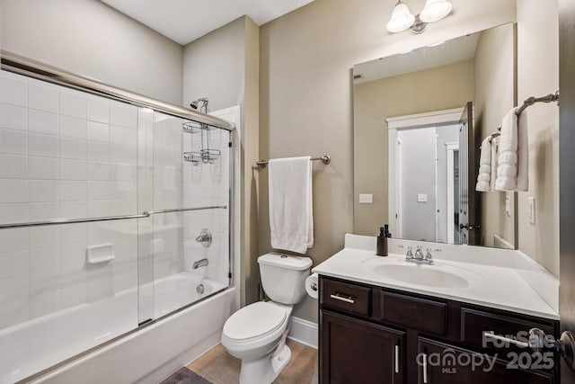 739 Terrace Park, Rock Hill, SC 29730 - bathroom with vanity and bath / shower combo with glass door