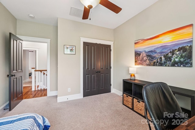 739 Terrace Park, Rock Hill, SC 29730 - office space with carpet flooring and ceiling fan