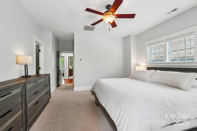 739 Terrace Park, Rock Hill, SC 29730 - bedroom featuring light carpet and ceiling fan