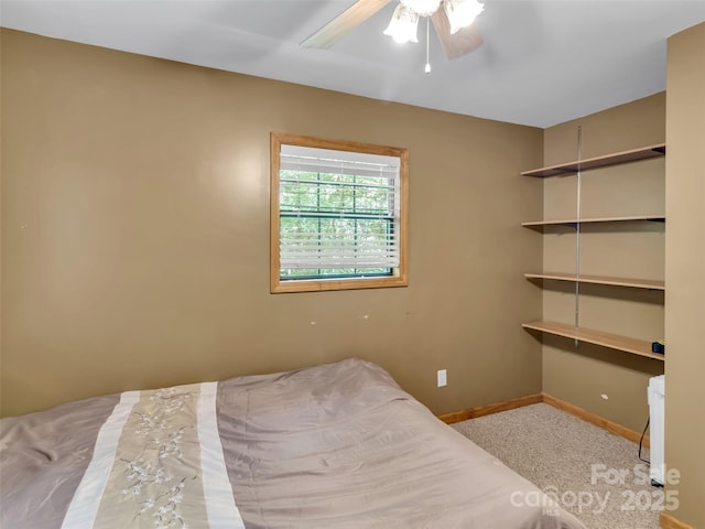 57 Copperhead Cv, Sylva, NC 28779 - bedroom with carpet and ceiling fan