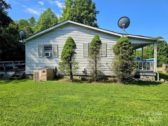 1206 Three Way Ln, Lenoir, NC 28645 - view of home's exterior featuring a yard
