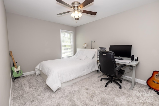 1005 8th Ave SW, Conover, NC 28613 - bedroom featuring carpet floors and ceiling fan