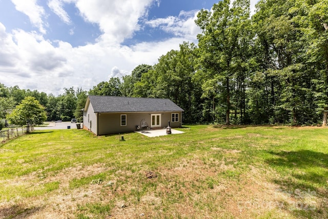 1005 8th Ave SW, Conover, NC 28613 - back of house featuring a patio area and a yard